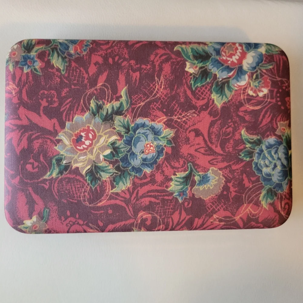 Jewelry Storage Organizer Case ~ Floral ~ Multi-Use ~ GUC ~ Travel ~ 90s - Y2K